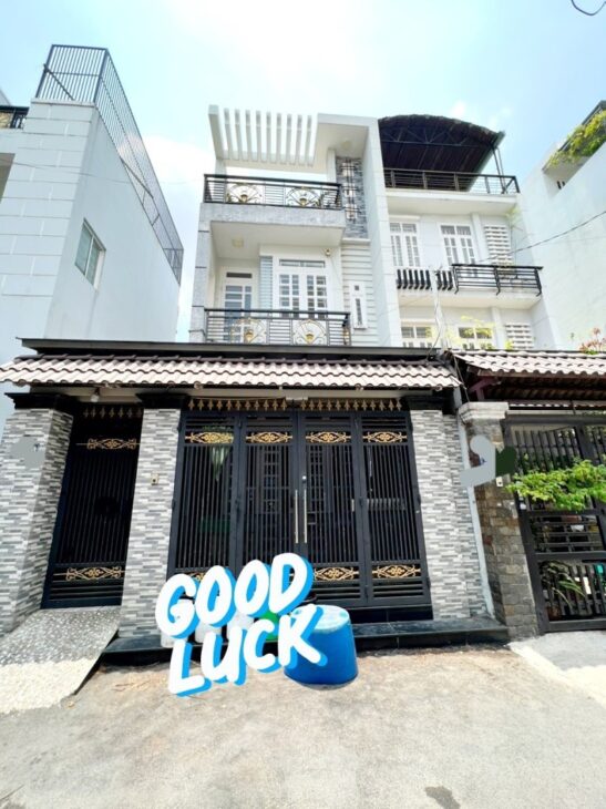 BÁN NHÀ HOÀNG HOA THÁM – B THẠNH – 6M X 15M – 3 TẦNG HẺM Ô TÔ NHỈNH 8 TỶ