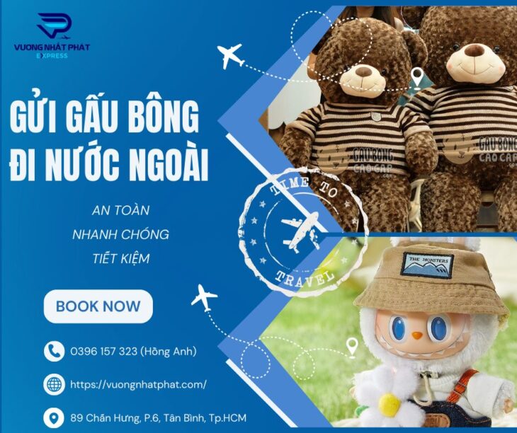 Cách đóng gói gấu bông đi Mỹ tiết kiệm cước vận chuyển