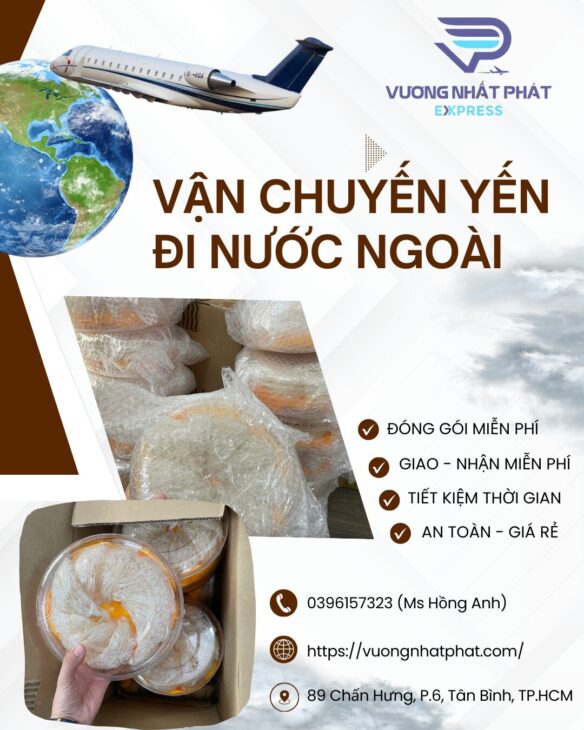 Gửi Yến Đi Mỹ An Toàn Giá Rẻ Tại Vương Nhất Phát Express