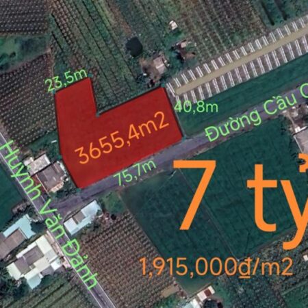 Bán lô đất lúa chuyển thổ hai mặt tiền Xã Đức Tân giá 7 tỷ Bán lô đất lúa chuyển thổ hai mặt tiền Xã Đức Tân giá 7 tỷ