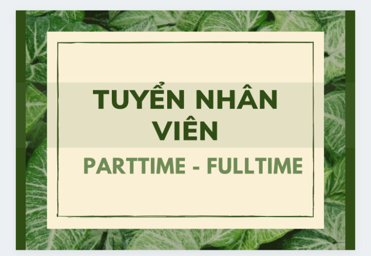 Bổ Sung Nhân Viên Phụ Bán Hàng Parttime Tại Store Mini quận Bình Tân