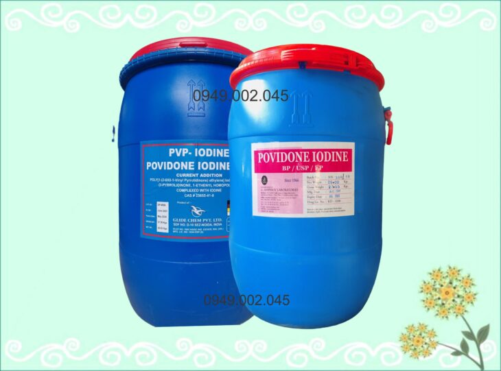 PVP Iodine – Diệt khuẩn iodine dạng bột nhập khẩu Ấn Độ
