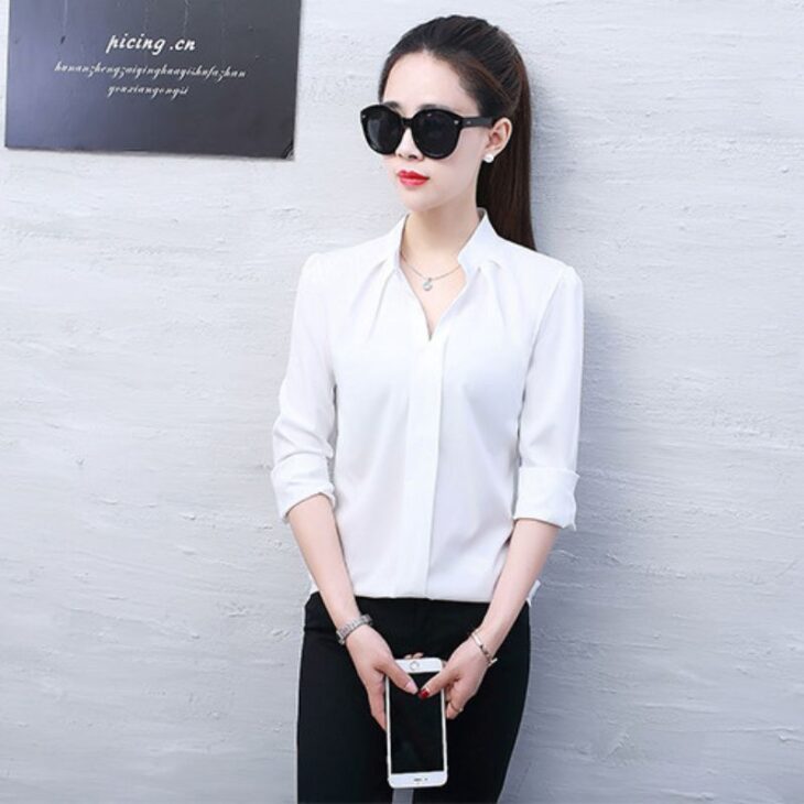 Áo Sơ Mi Nữ Giá Rẻ ASNU06