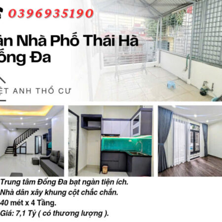 Bán nhà phố Thái Hà_Hiếm Khu Vực_Nhà Mới Đẹp_40mx4T_Giá: 7.1 Tỷ_Lh: 0396935190. Bán nhà phố Thái Hà_Hiếm Khu Vực_Nhà Mới Đẹp_40mx4T_Giá: 7.1 Tỷ_Lh: 0396935190.