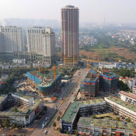 Bán Căn hộ CC tháp đôi Kepler Land, diện tích 45.6m2, đường Vũ Trọng Khánh, Mỗ Lao, Hà Đông,