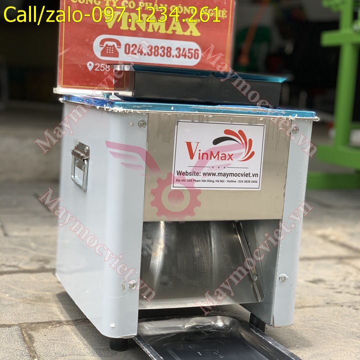 Máy thái thịt tươi sống VMTT850 – 2 cửa dao giá rẻ