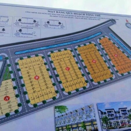 Lô góc cạnh vườn hoa giãn dân Dương Quang, Mỹ Hào, Mặt tiền 8m