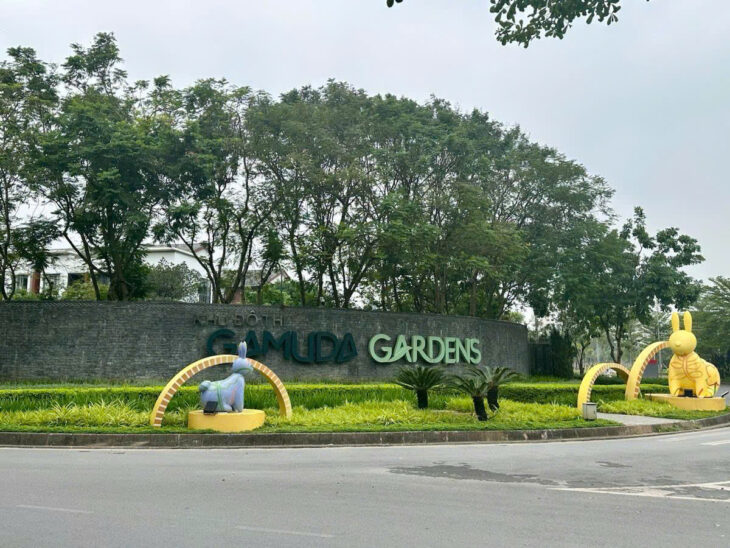 BIỆT THỰ SÂN VƯỜN GAMUDA GARDENS – MẶT TIỀN KHỦNG 12M, 320M2, NỘI THẤT TIỀN TỶ – GIÁ 98 TỶ