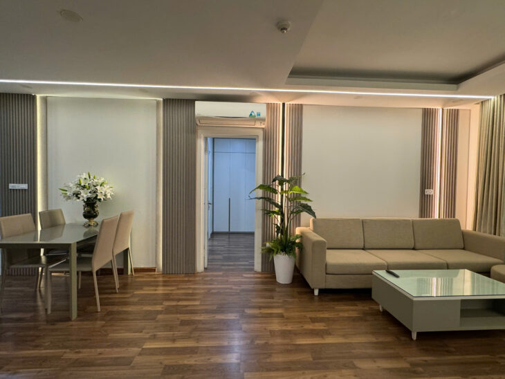 Căn 3 ngủ 2 WC tòa R4B Goldmark City,nội thất mới 100% nhập từ EU, Đức, Hàn cao cấp
