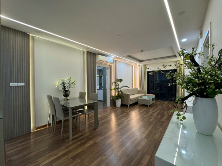 Căn 3 ngủ 2 WC tòa R4B Goldmark City,nội thất mới 100% nhập từ EU, Đức, Hàn cao cấp