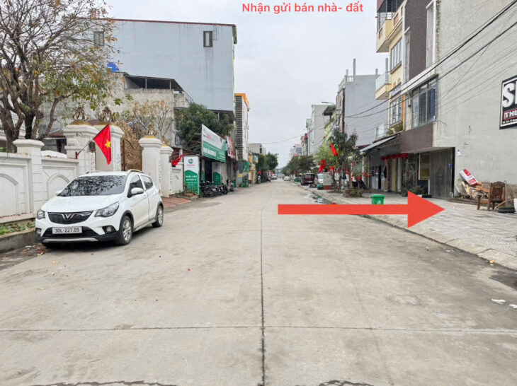 Bán đất dịch vụ tổ 5, Quang Minh, Mê Linh. Mặt tiền kinh doanh, đường rộng 8m, có vỉa hè.
