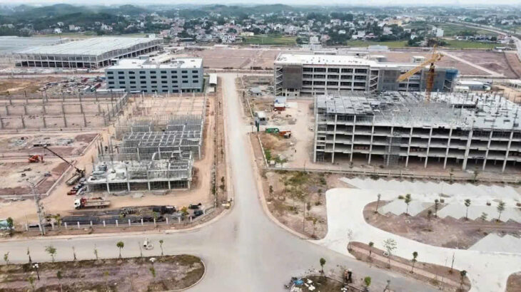 Đất nền phân lô dt75m2, đường 20m, vỉa hè 5m sát khu công nghiệp Tân Hưng-Lạng Giang-Bắc Giang chỉ