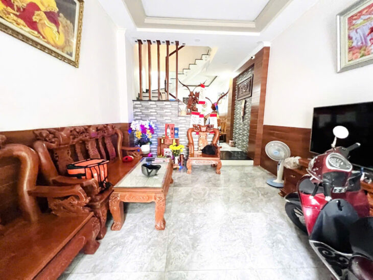 NHÀ MỚI ĐẸP 4 TẦNG – NGUYỄN CỬU ĐÀM – HẺM XE Ô TÔ ĐỖ NGÀY ĐÊM – PHÁP LÝ CHUẨN