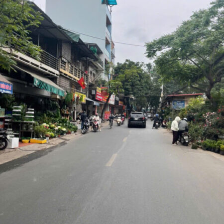 CẦN BÁN ĐẤT MẶT PHỐ HOÀNG HOA THÁM, 2 mặt tiền, 2 mặt phố, 75m, mặt tiền-hậu trên 5m, 21 tỷ