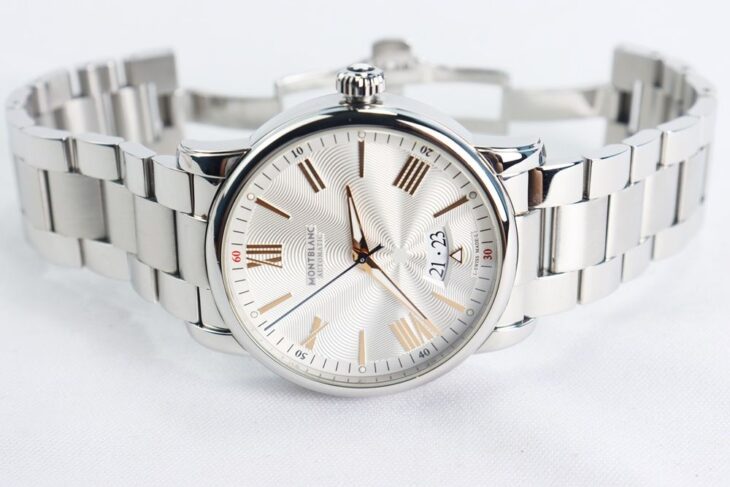 Đồng Hồ Nam : Montblanc 4810 114852 Date Automatic, Dây thép – Size 42mm….