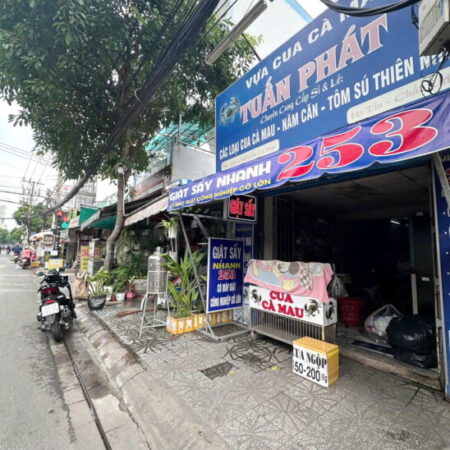 Nhà mặt tiền chính Âu Dương Lân cửa sau HXH P2Q8