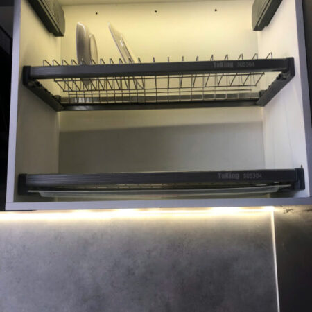 Kệ bát đĩa cố định VIP 2 tầng TaKing, chất liệu inox 304 cao cấp, chắc chắn, bền đẹp