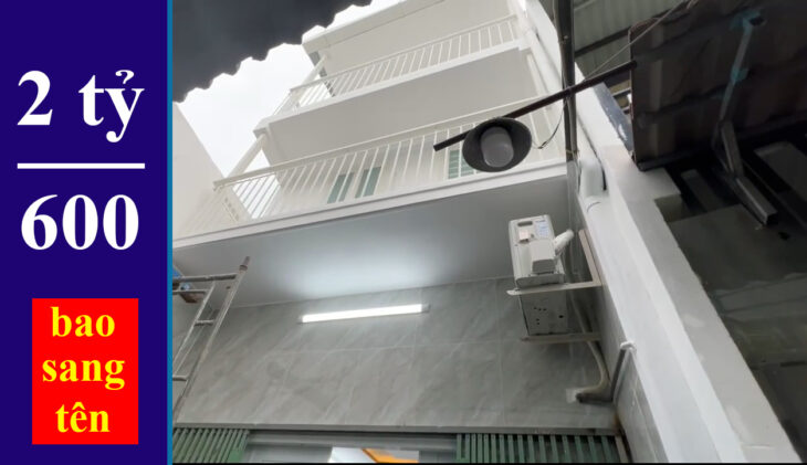 bán nhà quận 7 dưới 3 tỷ, hẻm 1247 huỳnh tấn phát, phú thuận