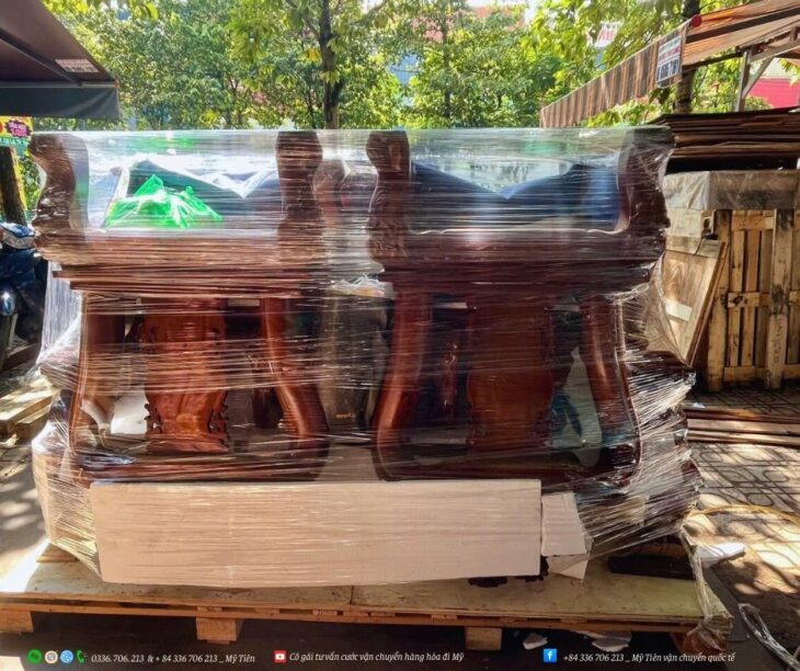 Gửi tủ thờ, đồ nội thất gỗ đi Úc bằng đường biển – giao tận nhà