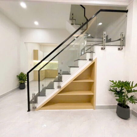 Nhà mới 1 lầu, 1PN tầng trệt, 2PN trên lầu P12Q8