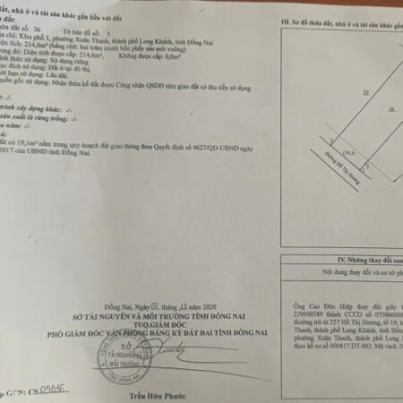 CHÍNH CHỦ BÁN ĐẤT ĐẸP – GIÁ Tốt – Vị Trí Đắc Địa Tại : Xuân Thanh – Long Khánh – Đồng Nai CHÍNH CHỦ BÁN ĐẤT ĐẸP – GIÁ Tốt – Vị Trí Đắc Địa Tại : Xuân Thanh – Long Khánh – Đồng Nai