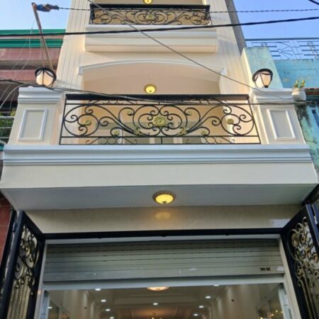 Bán nhà Q8 – 76m2 mặt tiền đường nhựa giáp Q5 – 3 tầng đẹp – giá chỉ 8,8 tỷ