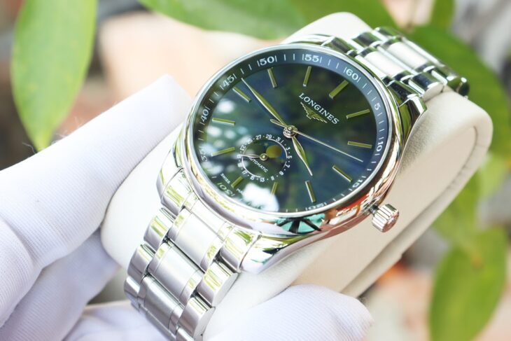 ĐH nam Longines Master MoonPhase L2.919.4.92.6 Automatic size 42mm Fullbox ( Date 7/2023 )