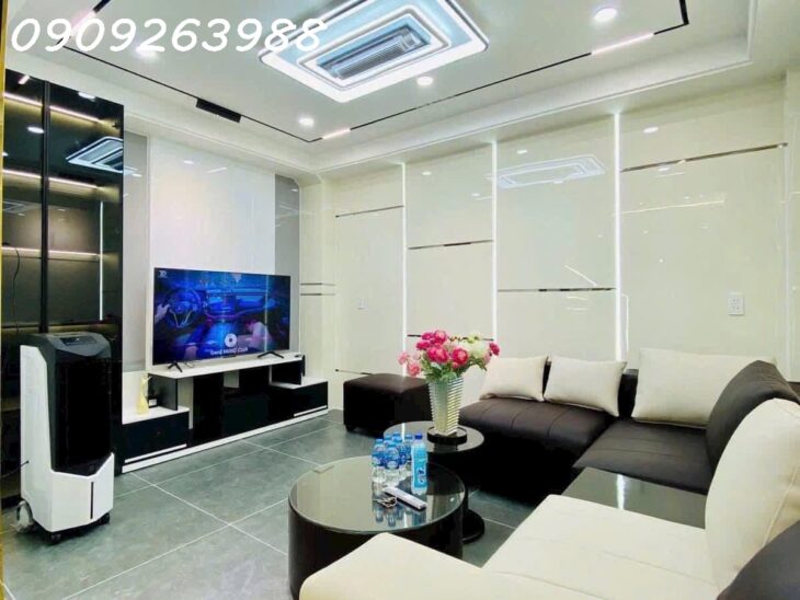 BÁN BIỆT THỰ HẺM 115 NGUYÊN HỒNG, P1, GÒ VẤP 90M² – 4 TẦNG – HẦM – 9TỶ