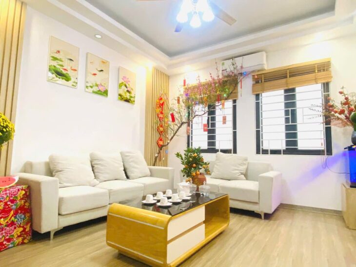 BÁN NHÀ ĐẸP ĐỊNH CÔNG THƯỢNG 5 TẦNG FULL NỘI THẤT, NGÕ NÔNG, GẦN PHỐ 8,6 TỶ.