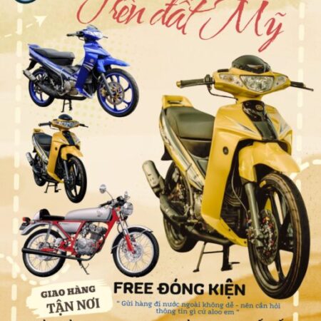 GỬI XE MÁY CŨ ĐI MỸ BẰNG ĐƯỜNG BIỂN – GIAO TẬN NHÀ