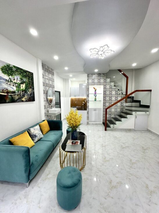 NHÀ BÌNH THẠNH ĐƯỜNG NGUYỄN VĂN ĐẬU – 2 TẦNG SÁT HẼM XE TẢI TRÁNH – 2PN – NHÀ MỚI CỰC XINH XẮN –