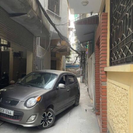 BÁN NHÀ TÂN MAI LÔ GÓC Ô TÔ NHỎ ĐÔ CỔNG, 28M2, 5 TẦNG, GIÁ 6.1 TỶ