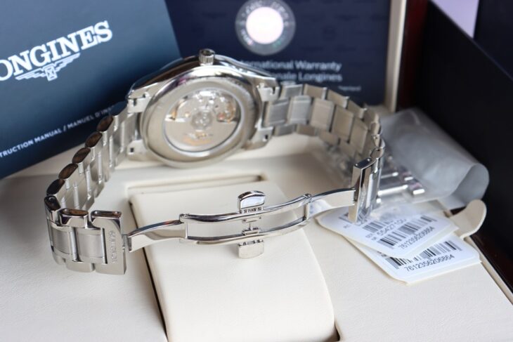 ĐH nam Longines Master MoonPhase L2.919.4.92.6 Automatic size 42mm Fullbox ( Date 7/2023 )