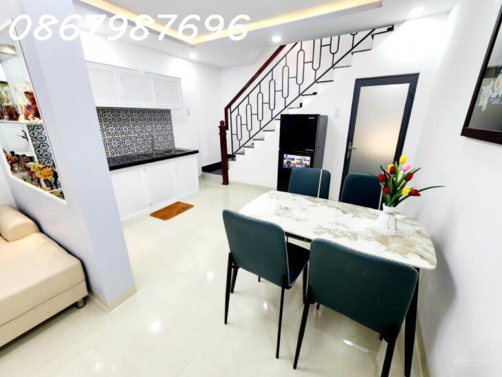 Bán nhà 2 tầng 2 mặt tiền hẻm Hương Điền – Phước Hải, Nha Trang – gần đường Đồng Nai, full nội thất