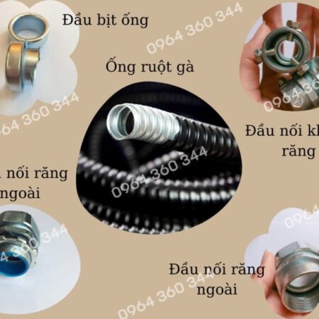 Ống sun sắt bọc nhựa PVC đen luồn dây điện Ống sun sắt bọc nhựa PVC đen luồn dây điện