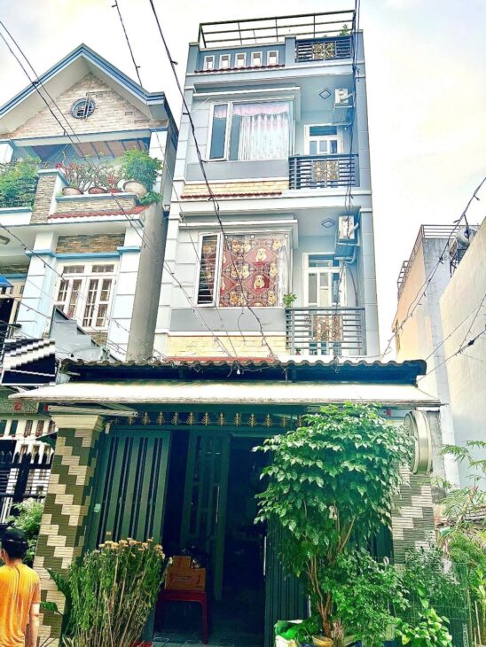 ML27 – NHÀ MÃ LÒ – MỚI ĐẸP XÂY CHẮC CHẮN – HẺM 6M XE HƠI TRÁNH NHAU THÔNG KHẮP NƠI – 4 TẦNG – 68 M2