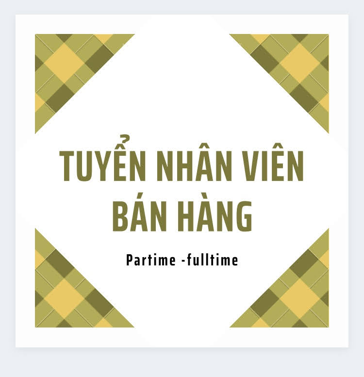 Công việc bán thời gian và thời vụ quận Gò Vấp