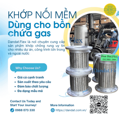 Khớp Nối Mềm Inox Chuyên Dùng Cho Bồn Chứa Gas Công Nghiệp – Khớp Nối Mềm Inox, Khớp chống rung kim Khớp Nối Mềm Inox Chuyên Dùng Cho Bồn Chứa Gas Công Nghiệp – Khớp Nối Mềm Inox, Khớp chống rung kim