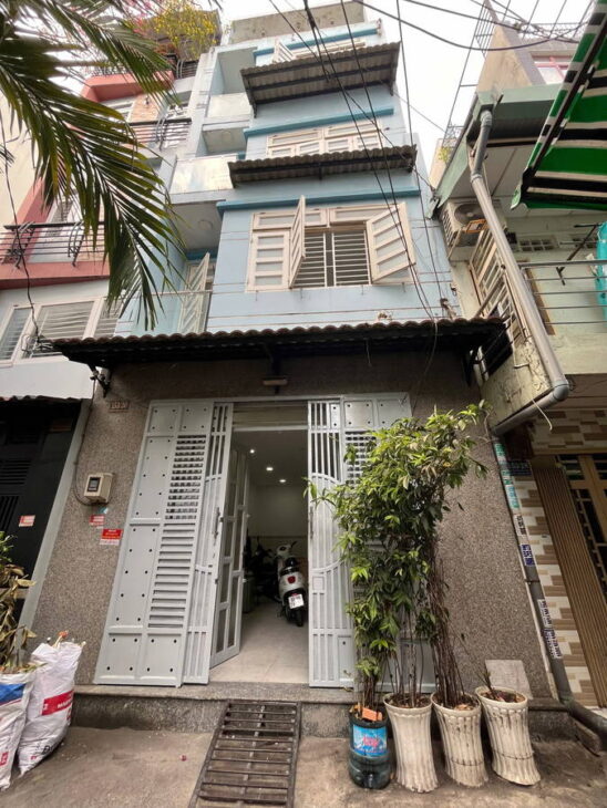 CHDV,HXH quay đầu ,Nguyễn tiểu la Q.10, 4 tầng 59m2 sổ vuông hoàn công đủ dưới 9ty tl