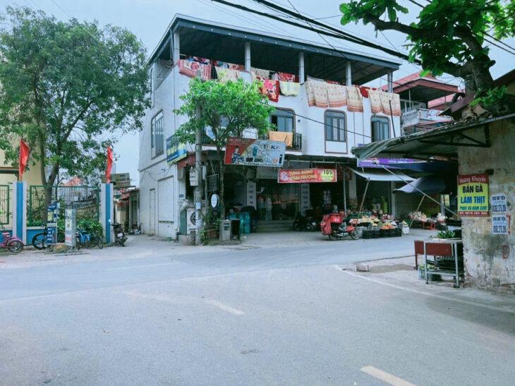 Bán Đất Thọ Xuân_Đan Phượng,diện tích 106m2,mặt tiền5.8m,đường thông 2 ô tô tránh ,kinh doanh.