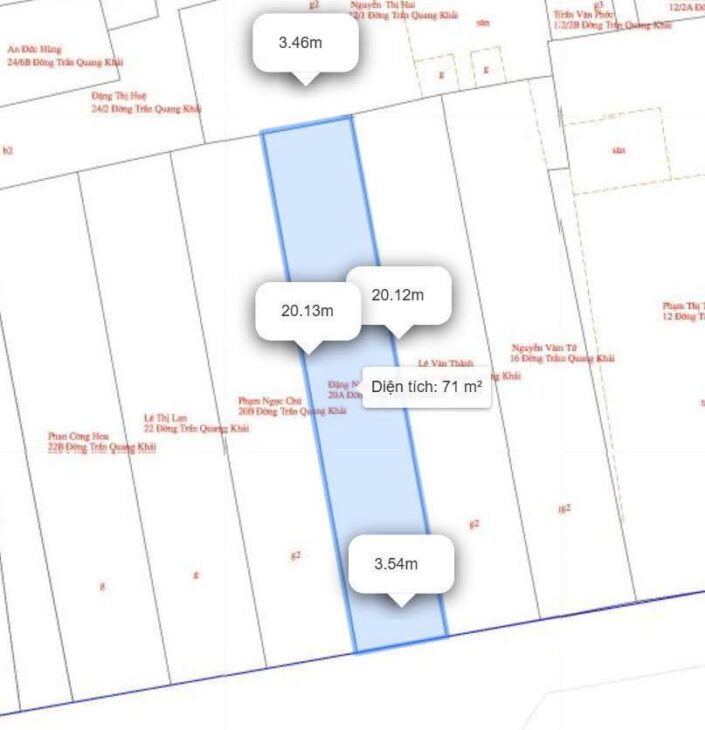 Bán Nhà MT Trần Quang Khải, Tân Định, Quận 1, 72 m2 giá 30 tỷ