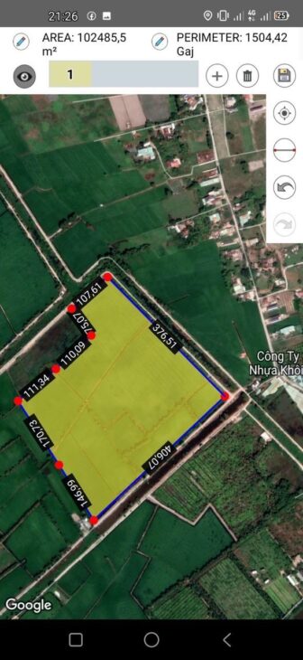 Cơ Hội Vàng! 103.000m2 Đất Nông Nghiệp Đức Hòa Long An – Đường DT823 – 100 Tỷ