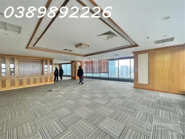 Bán sàn văn phòng hạng A tòa 789 Bộ Quốc Phòng 147 Hoàng Quốc Việt DT sàn 1300m2 giá 55 tỷ