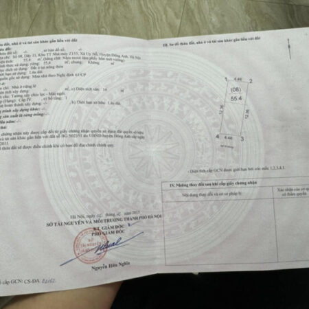 Bán 55.4m2 đất Z153 Đông Anh – Đường ô tô tránh Bán 55.4m2 đất Z153 Đông Anh – Đường ô tô tránh