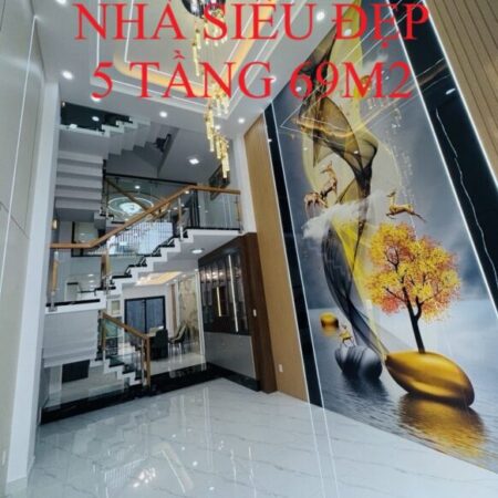 BÁN NHÀ TÂN HÒA ĐÔNG, QUẬN BÌNH TÂN – 69M² – 5 TẦNG – HXH TRÁNH – NHỈNH 7 TỶ