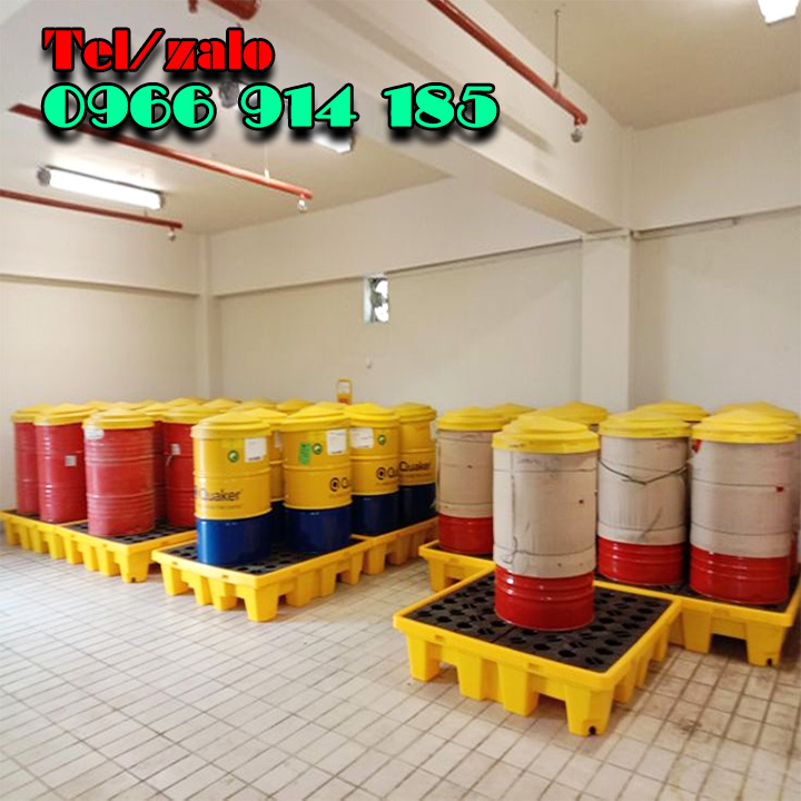Tác dụng bất ngờ của loại pallet chống tràn dầu nhựa