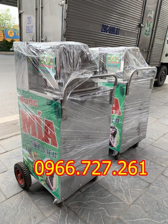 Máy ép mía siêu sạch 3 lô inox ep kiệt 1 lần