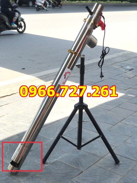 Máy hút lúa gạo cầm tay mini cần cứng 1m6