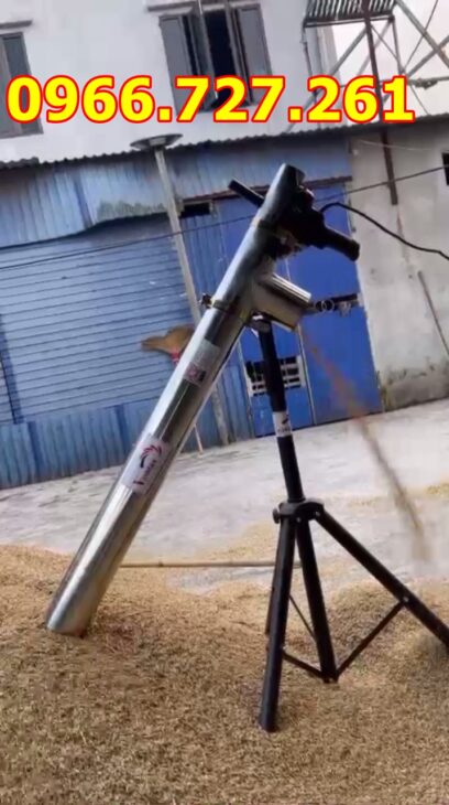 Máy hút lúa gạo cầm tay mini cần cứng 1m6
