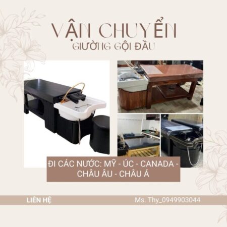 Gửi giường gội đầu từ VN sang Mỹ – Úc